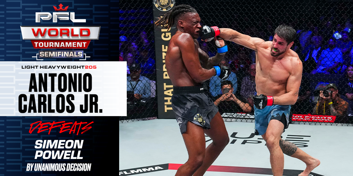 Antonio Carlos Jr. controls the pace, now controls his destiny in light heavyweight world tournament final