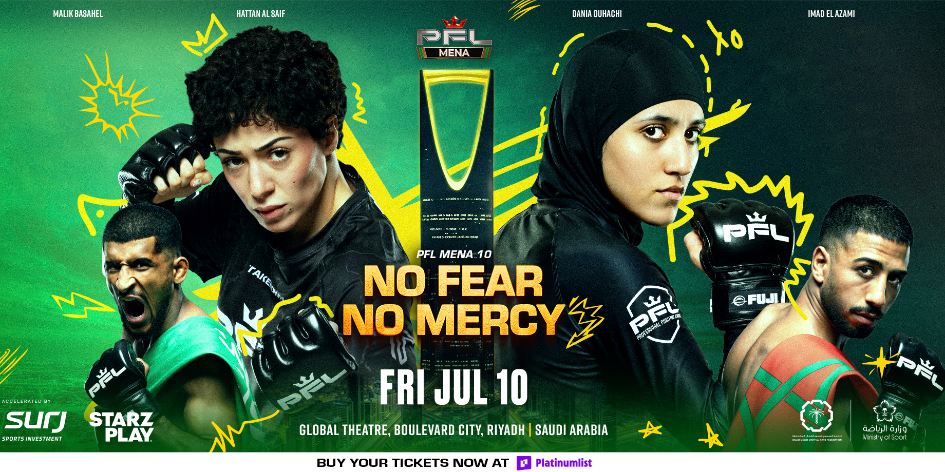 HATTAN ALSAIF, MALIK BASAHEL HEADLINE PFL MENA’S RETURN TO RIYADH ON JULY 10