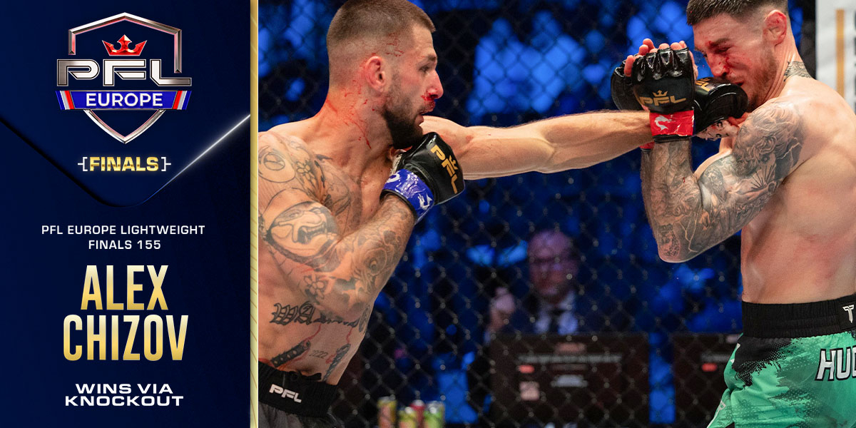 Alex Chizov needs one punch in strike-filled contest to win PFL Europe Lightweight Tournament