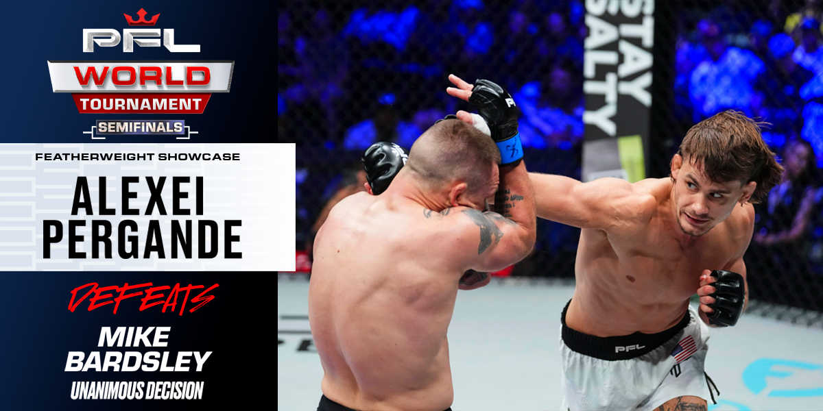 Alexei Pergande puts on striking clinic in dominant decision win