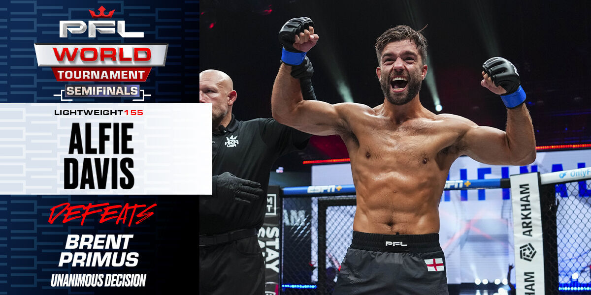 Alfie Davis rallies with strong striking performance to score decision win, Finals spot