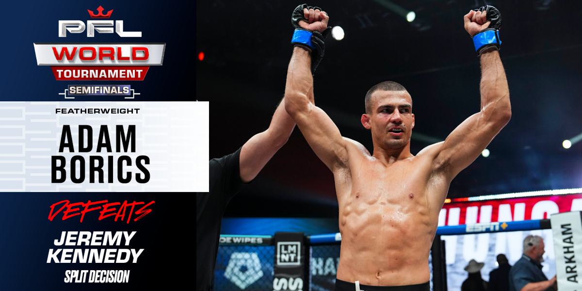 Adam Borics striking, takedown defense helps him earn edge in majority decision win