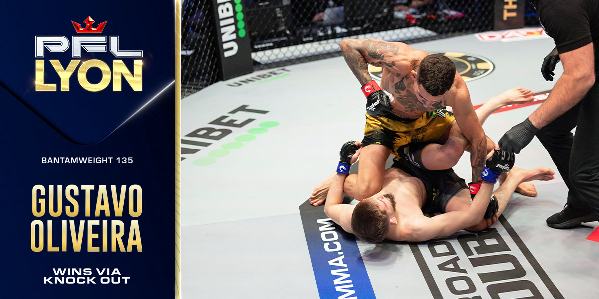 Gustavo Oliveira ends things suddenly with his punches