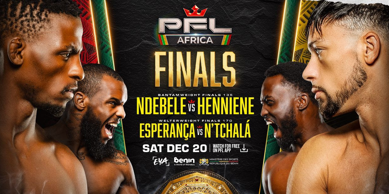 PFL AFRICA FINALS FULL CARD SET FOR DECEMBER 20 IN COTONOU, BENIN
