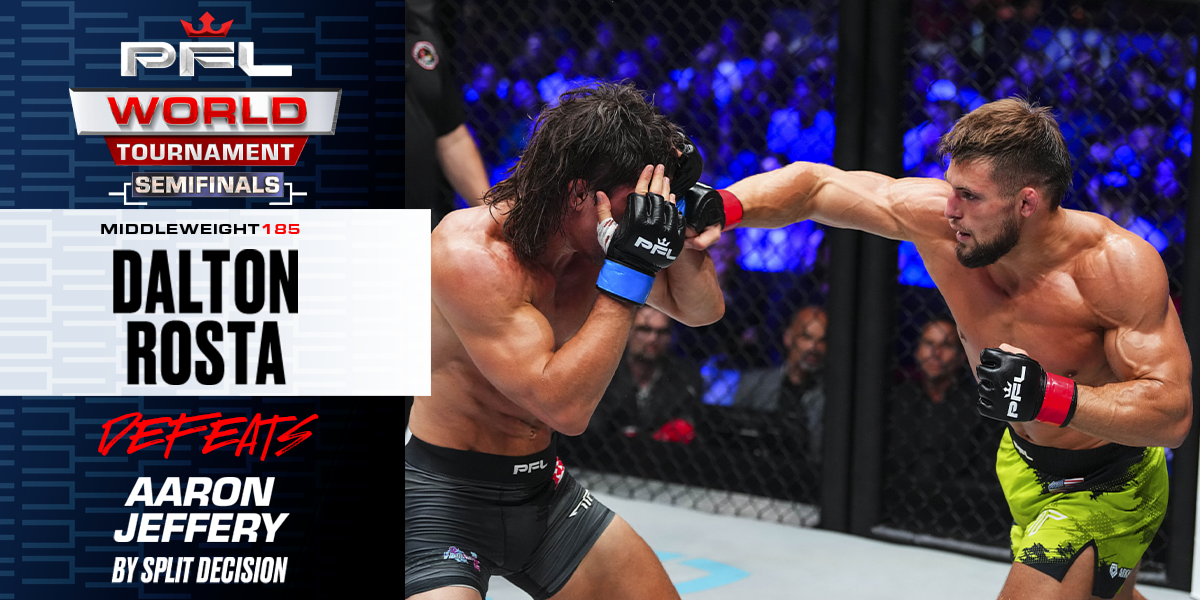 Dalton Rosta scores revenge with his strong striking, advances to middleweight world tournament final
