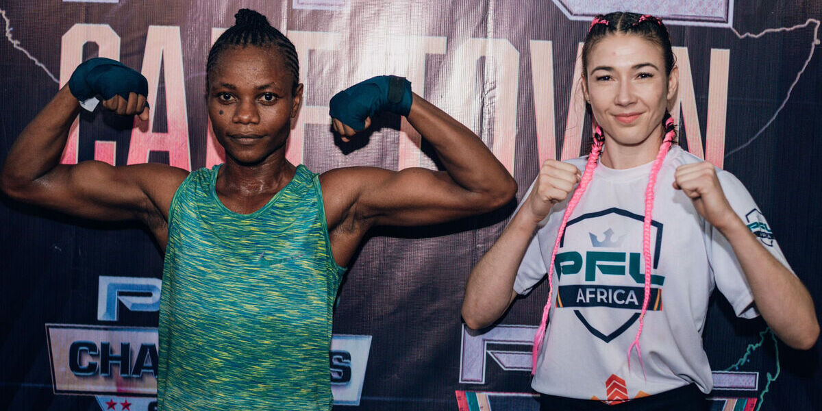 PFL AFRICA STARS JULIET UKAH AND CEILEIGH NIEDERMAYR FACE OFF AT OPEN WORKOUT IN KINSHASA, CONGO AHEAD OF HISTORIC PFL CAPE TOWN EVENT