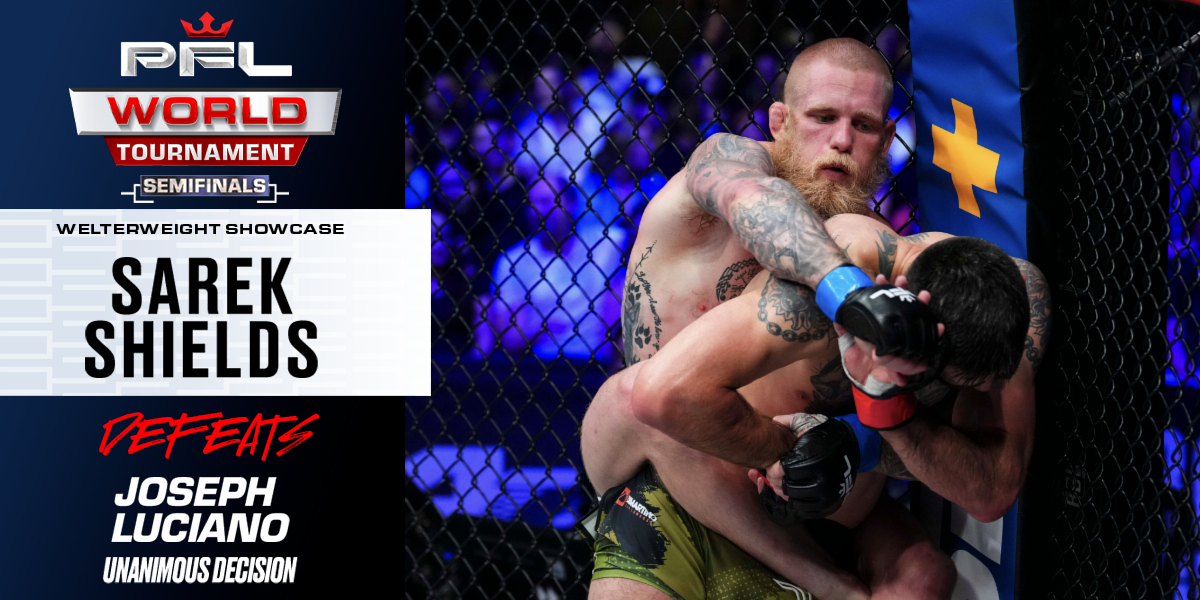 Sarek Shields scores takedown after takedown en route to one-sided decision win