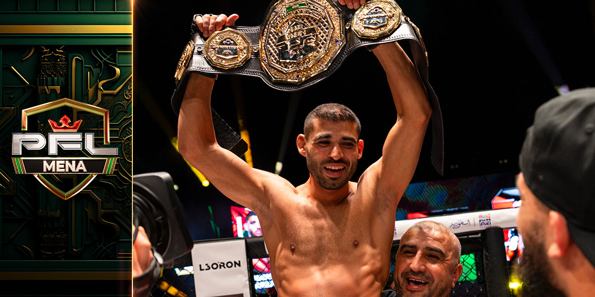 Nawras Abzakh stuns with sub-minute submission to capture PFL MENA Bantamweight Tournament Title