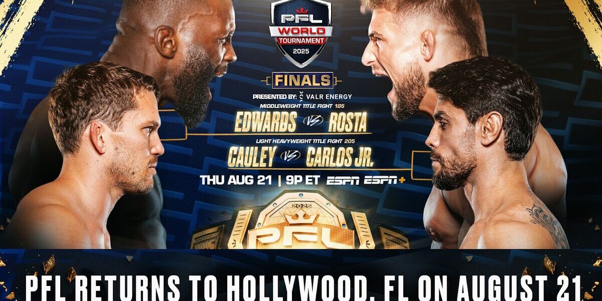 MIDDLEWEIGHT AND LIGHT HEAVYWEIGHT WORLD TOURNAMENT FINALS HEADLINE PFL’S RETURN TO HOLLYWOOD, FLORIDA ON AUGUST 21