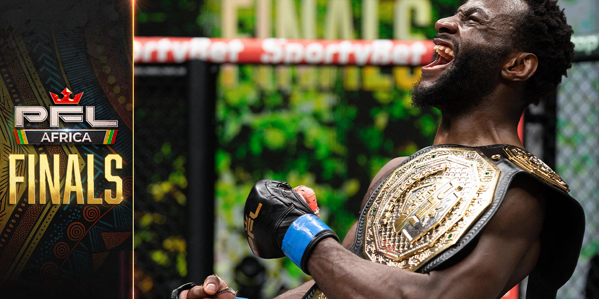 Sudden doctor’s stoppage leads to PFL Africa featherweight tournament title for Wasi Adeshina