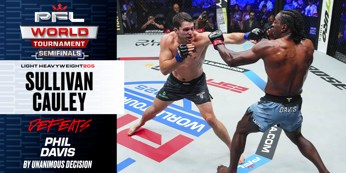 Sullivan Cauley scores major knockdown and light heavyweight finals spot