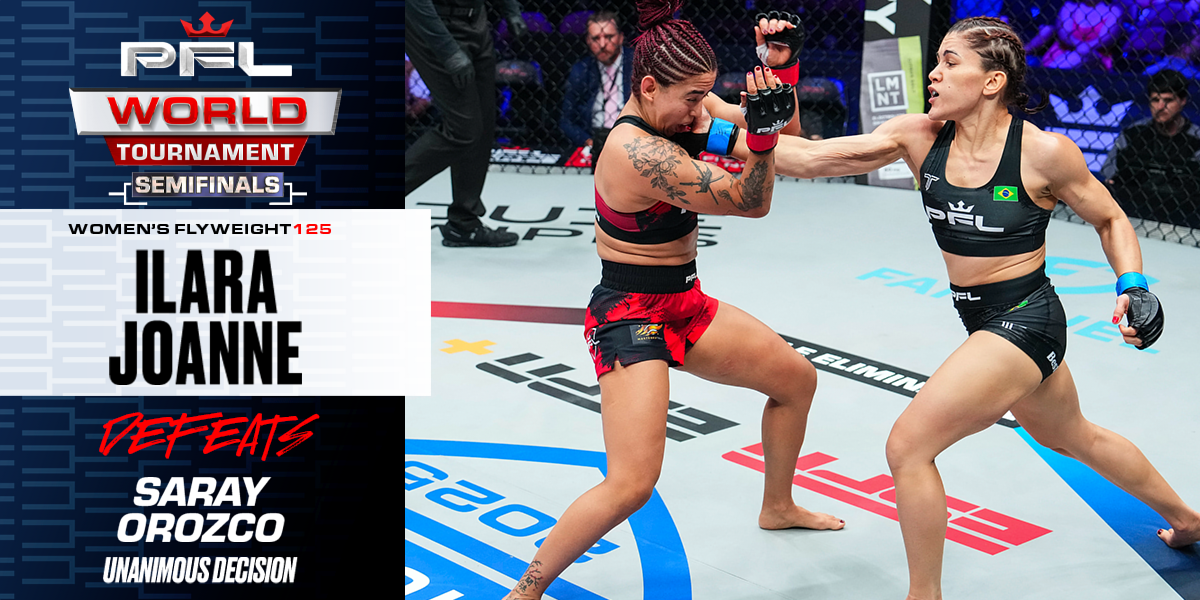 Ilara Joanne uses takedowns to score one-sided decision