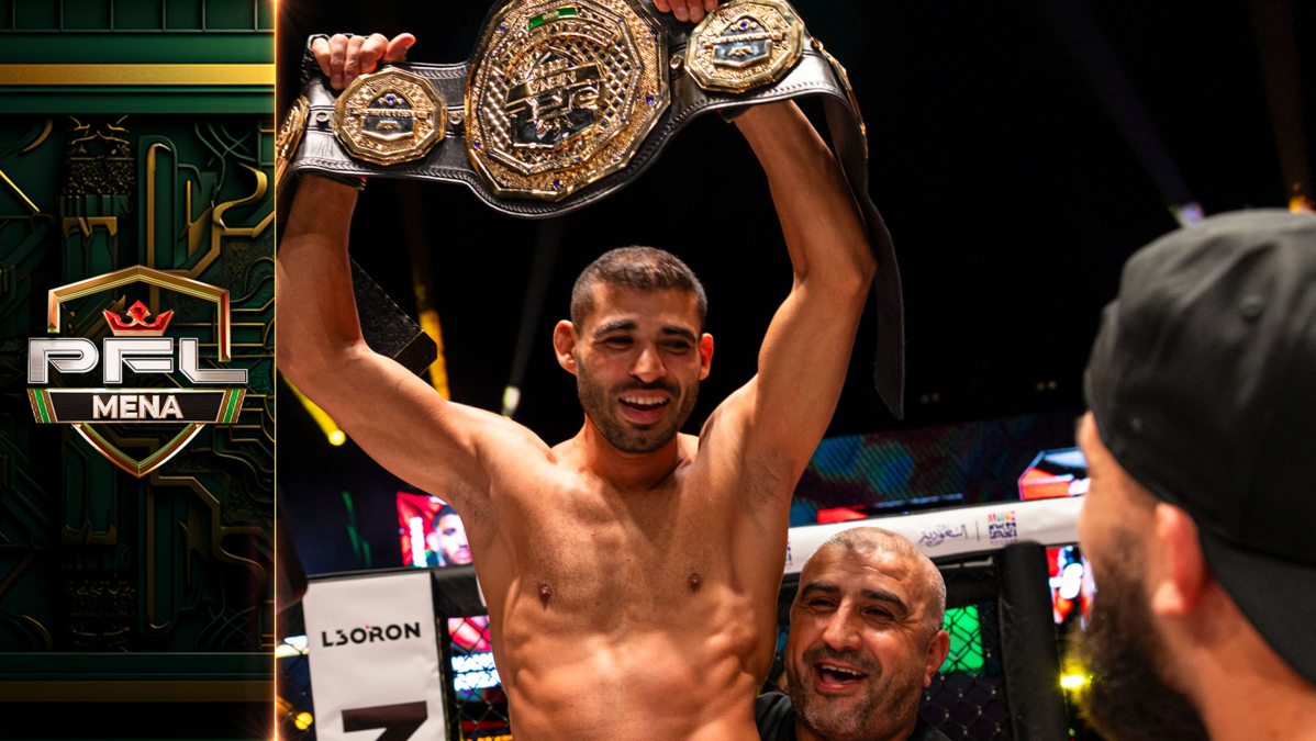 Nawras Abzakh stuns with sub-minute submission to capture PFL MENA Bantamweight Tournament Title thumbnail