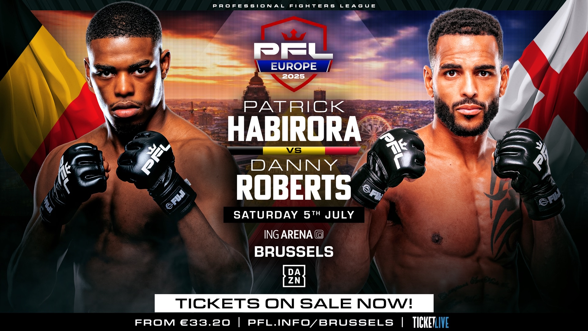 PFL EUROPE BRUSSELS FULL CARD RELEASED FOR 5 JULY AT THE ING ARENA thumbnail