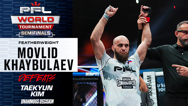 Movlid Khaybulaev displays dominant grappling game as he locks up featherweight finals spot thumbnail