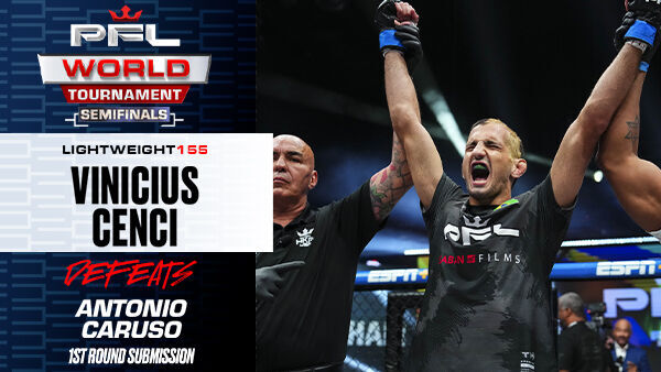 Quick slick submission for Vinicius Cenci in alternate bout victory thumbnail