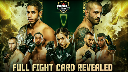 FULL FIGHT CARD REVEALED FOR 2025 PFL MENA 2 IN RIYADH, SAUDI ARABIA thumbnail