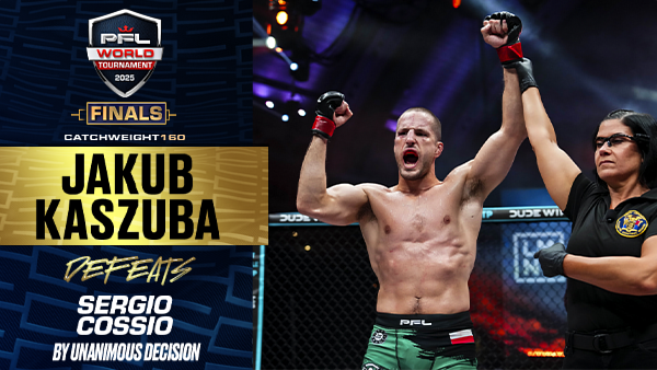 Jakub Kaszuba wins back-and-forth battle to mark PFL global debut thumbnail