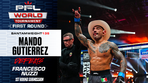 Mando “El Toro” Gutierrez rushes his way into semifinals with first-round submission thumbnail