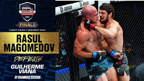 Rasul Magomedov Survives Early Knockdown, Uses Takedowns And Grappling Edge To Score Decision thumbnail