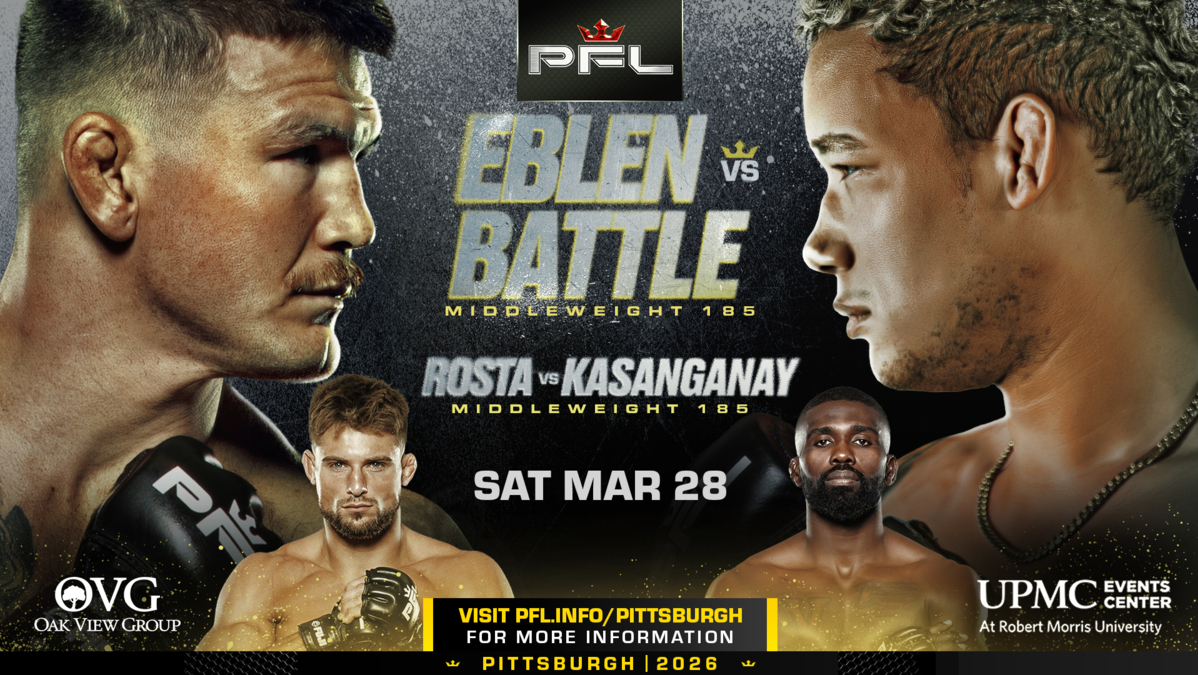 PFL PITTSBURGH TO BE HEADLINED BY JOHNNY EBLEN VERSUS BRYAN BATTLE ON MARCH 28 thumbnail
