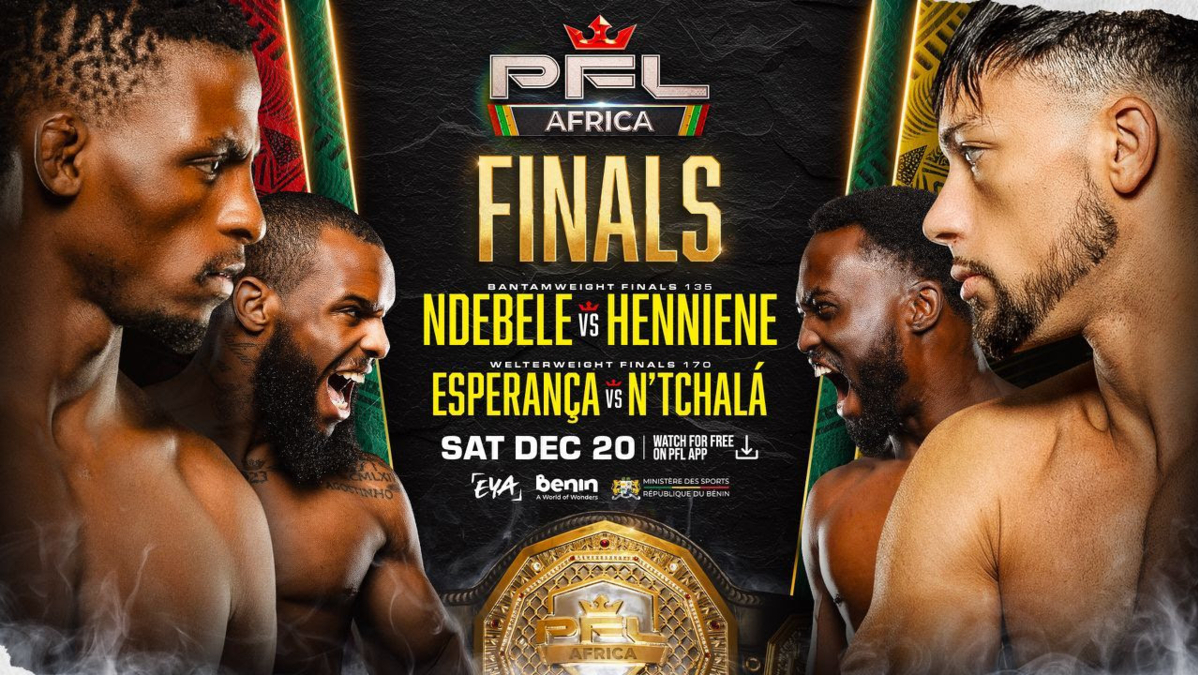 PFL AFRICA FINALS FULL CARD SET FOR DECEMBER 20 IN COTONOU, BENIN thumbnail