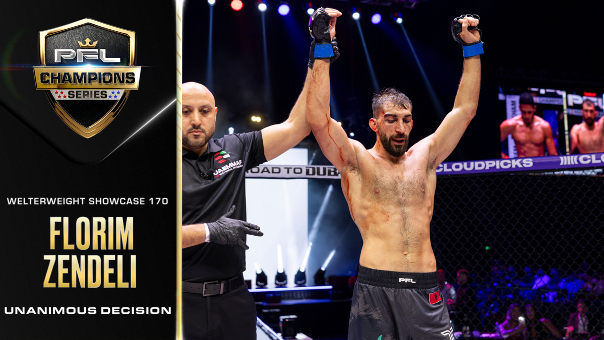 Florim Zendeli overcomes nasty cut to control action and score decision win thumbnail
