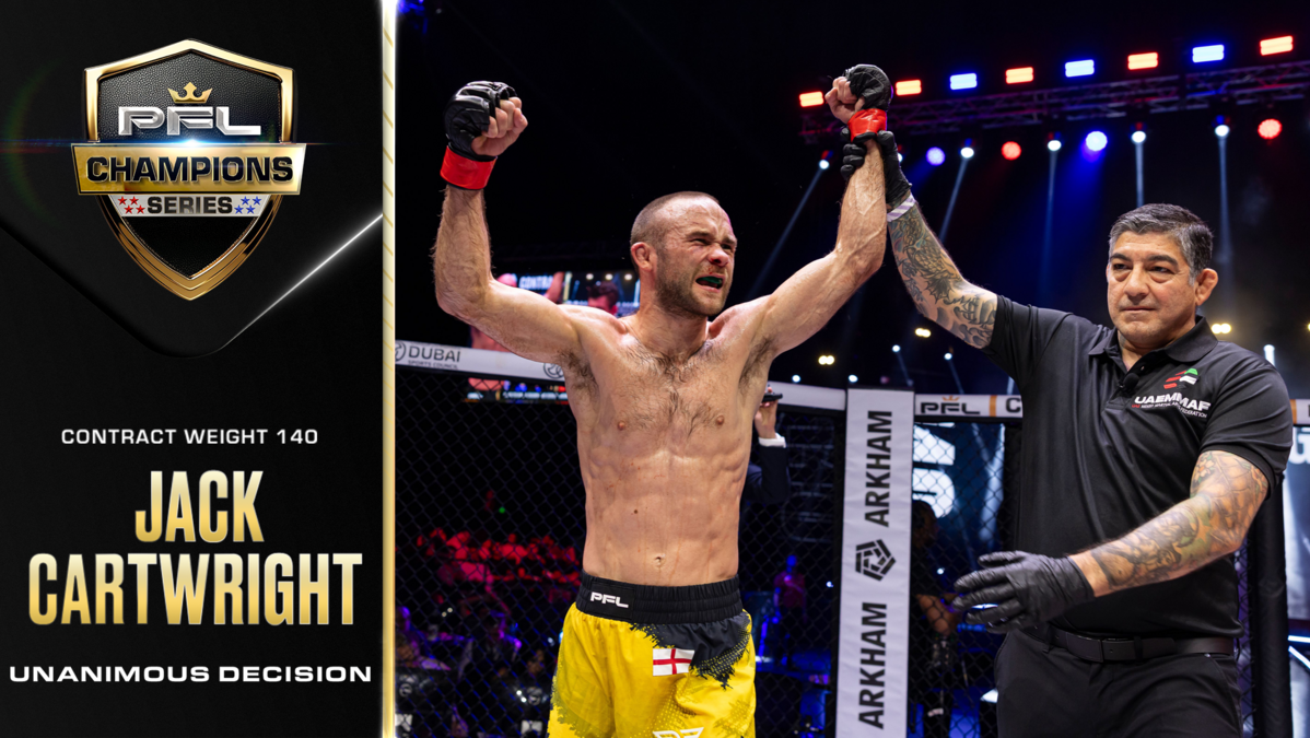 Jack Cartwright dominates two rounds to win short-notice bout thumbnail