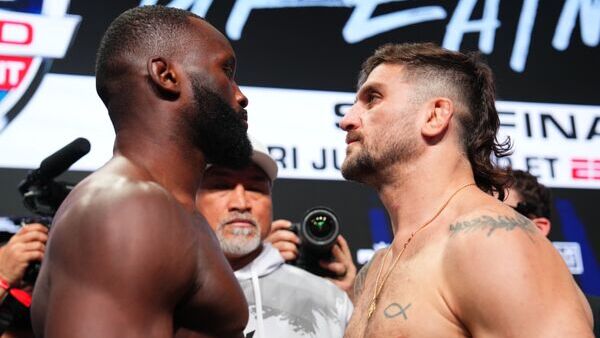 FULL WEIGH-IN RESULTS & PHOTOS FOR THE 2025 PFL WORLD TOURNAMENT CHICAGO: SEMIFINALS     EARLY CARD AIRS LIVE TOMORROW STARTING AT 8:30 PM ET ON ESPN+, MAIN CARD BEGINS AT 10:30 PM ET ON ESPN AND ESPN+ thumbnail