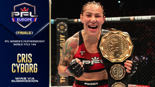 Cris Cyborg Locks Up Second Career Submission To Retain Women’s Featherweight Title thumbnail