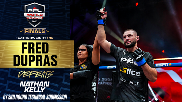 Fred Dupras controls with grappling, uses guillotine to score technical submission thumbnail