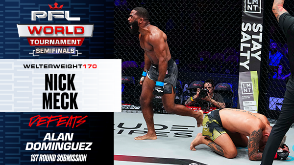 Nick Meck wrestles his way to first-round submission victory thumbnail