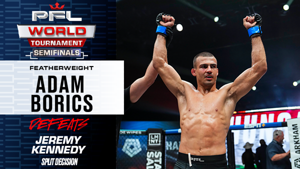 Adam Borics striking, takedown defense helps him earn edge in majority decision win thumbnail