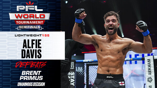 Alfie Davis rallies with strong striking performance to score decision win, Finals spot thumbnail