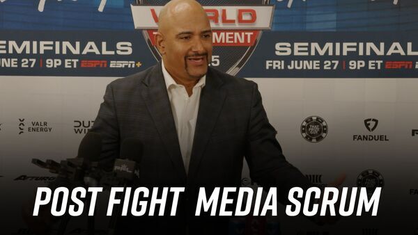 Coach Post Fight Media Scrum | Chicago Semifinals Recap Thumbnail
